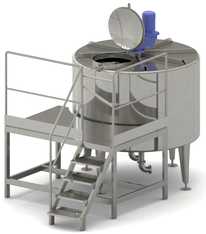 Zbiornik do rozpuszczania ekstraktów