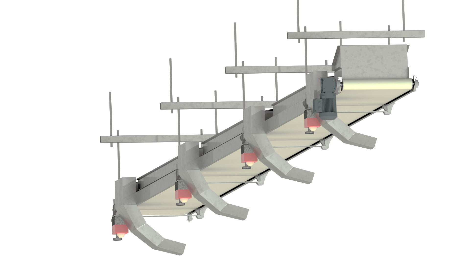 Sofbud. Transporter, przenośnik prosty taśmowy