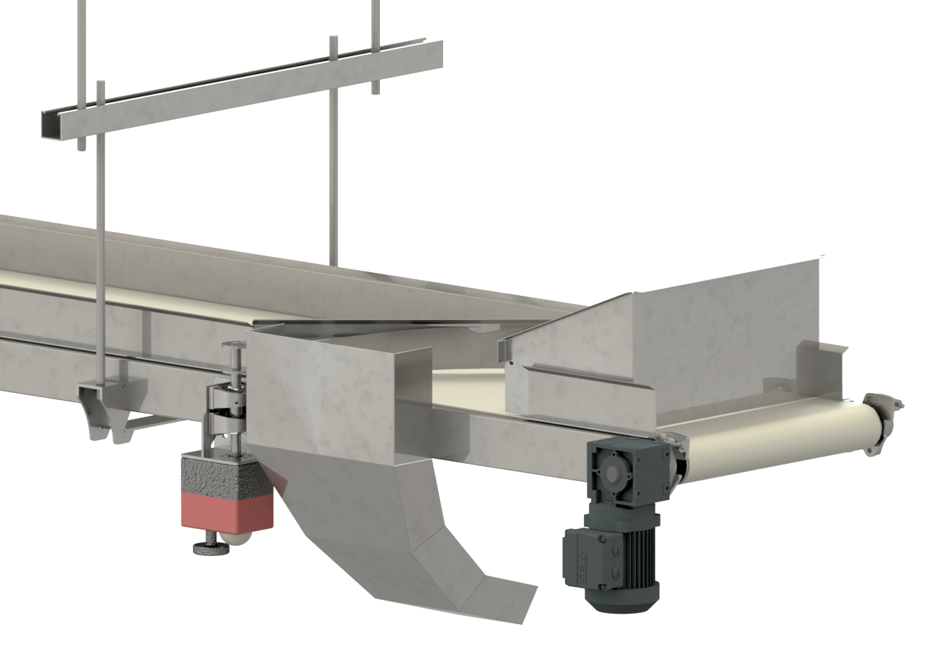 Sofbud. Transporter, przenośnik prosty taśmowy